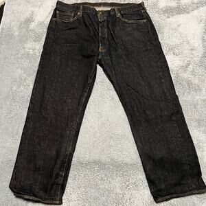 Levi’s 501 XX Jeans Mens 44 x32 Button Fly Straight Very Dark Blue Pants